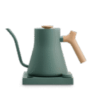 Fellow Stagg EKG 0.9L kettle smoke green with maple handle