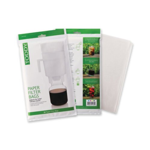 Toddy OS Paper Filter Bags 20 Pack for Cold Brew System